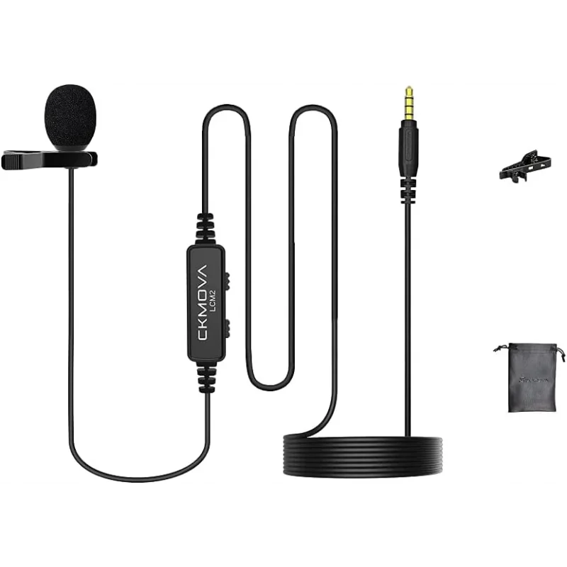 CKMOVA LCM2 Klipsli Yaka Mikrofonu Condanser Omnidirectional