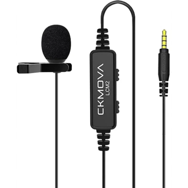 CKMOVA LCM2 Klipsli Yaka Mikrofonu Condanser Omnidirectional