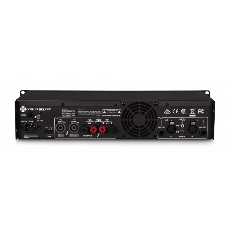 Crown XLS-1002 DSP Power Amplifikatör, 2x350W/4-ohm