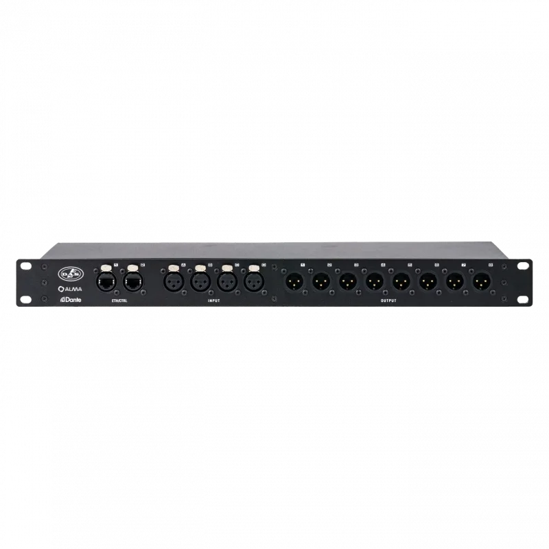 DAS Audio Patch-M88 Integral-M88 İçin 1U Patch Panel, 4 Giriş 8 Çıkış, etherCON