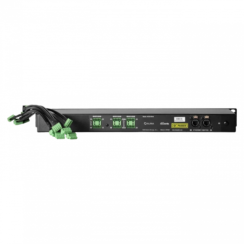 DAS Audio Patch-M88 Integral-M88 İçin 1U Patch Panel, 4 Giriş 8 Çıkış, etherCON