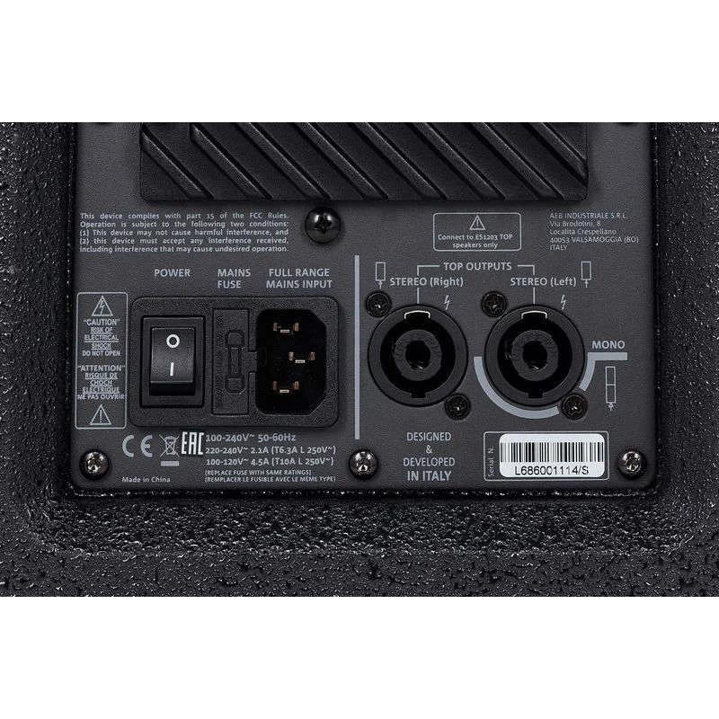 dB ES-1203 2x12 SUB + 8x4 Vertical Array | Tri-amp