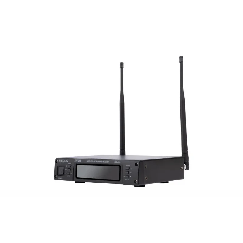 Decon DM-402H 1 Receiver+2 Handheld Mic.