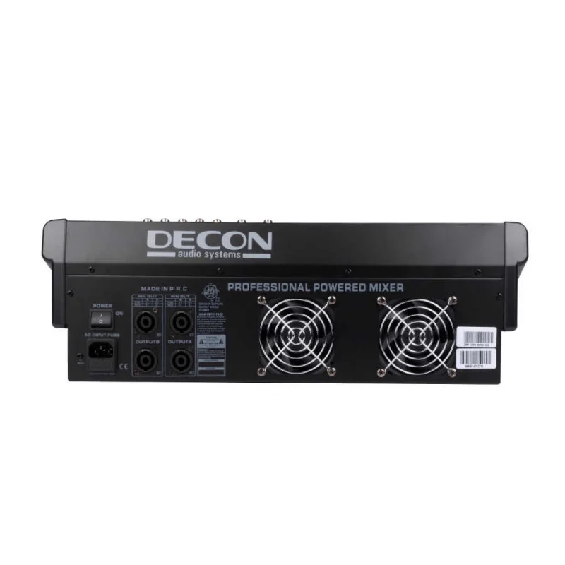 Decon DMP-122FX 12 Kanal Powermixer 2x500W 2xEFX Bluetooth USB