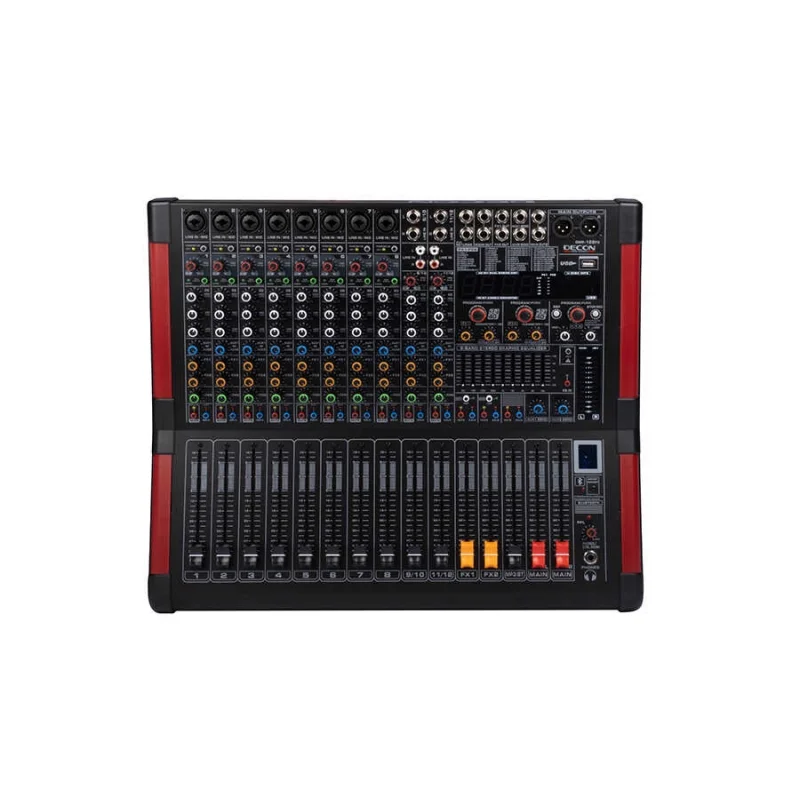 Decon DMP-122FX 12 Kanal Powermixer 2x500W 2xEFX Bluetooth USB