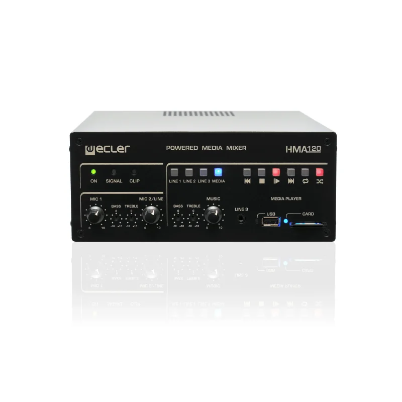 Ecler HMA120 Mikser Amfi 120W/100V