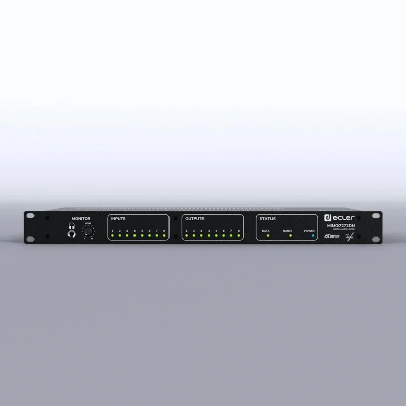 Ecler MIMO7272DN 72x72 Dijital Matrix Dante™ AES67