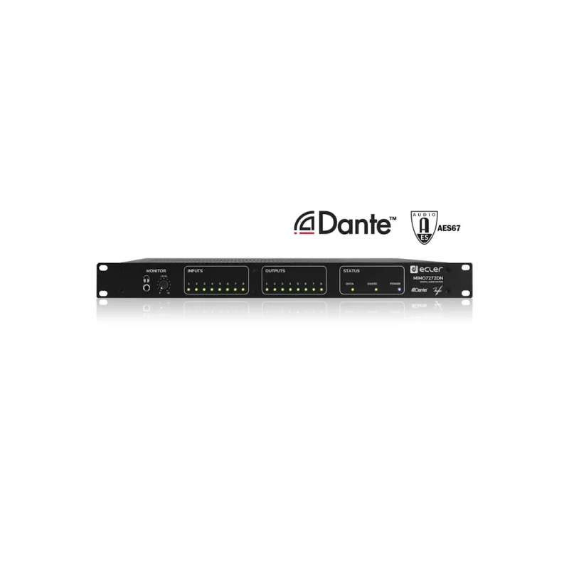 Ecler MIMO7272DN 72x72 Dijital Matrix Dante™ AES67
