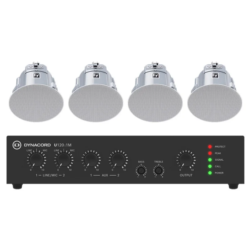 Electro-Voice BSYS-EVID-EC4.2W - Tavan Hoparlör Seti, Beyaz