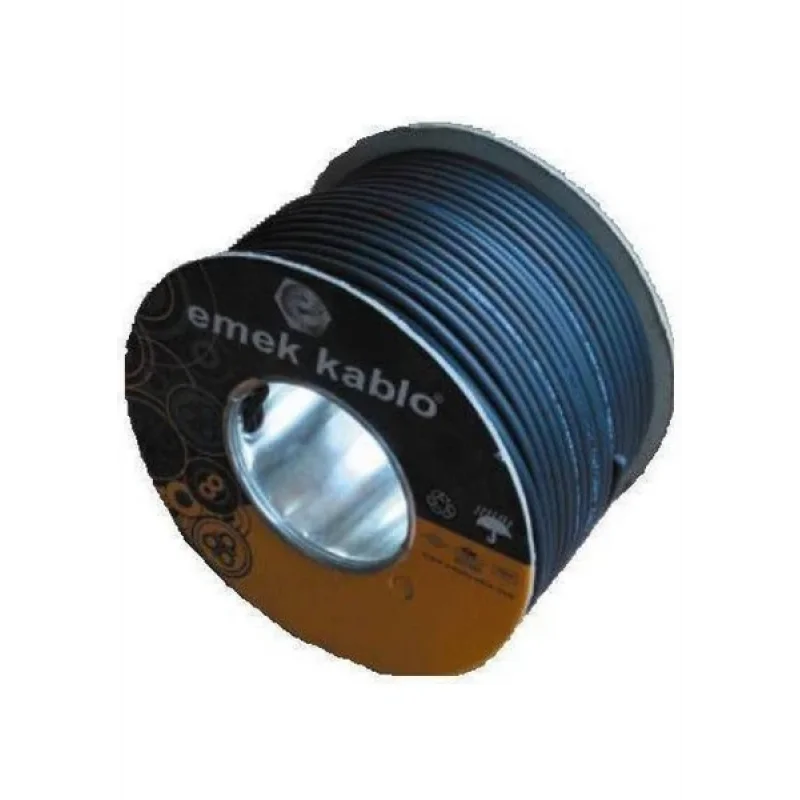 Emek EK-106A 1x0,22 Mono Mikrofon Kablo (100 metrelik rulo)