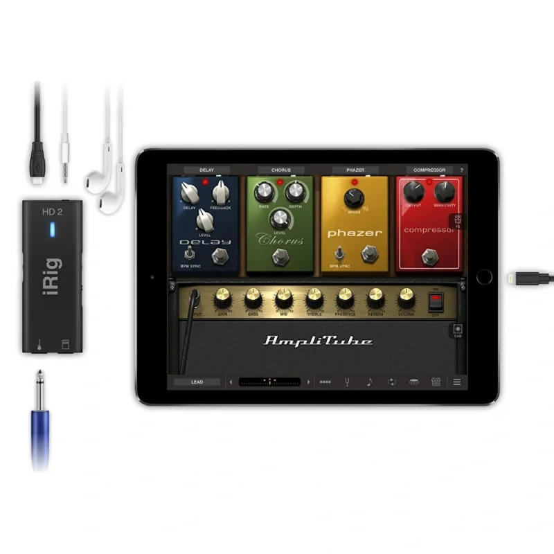 IK MULTIMEDIA HD2 Gitar& Bas Gitar Ses Kartı(iOS& Mac)