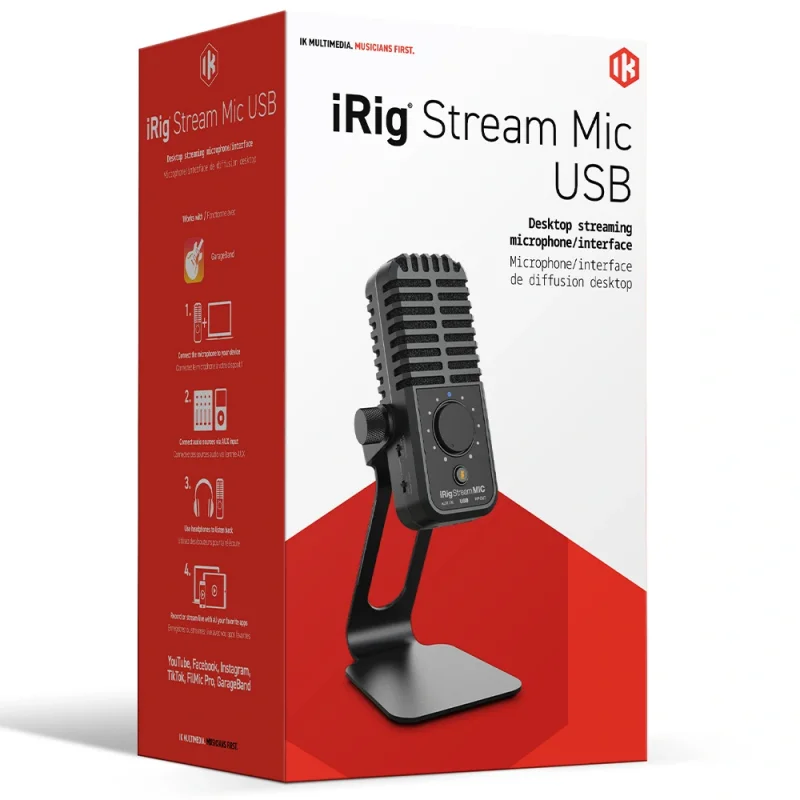 IK MULTIMEDIA IP-IRIG-STRMMICUSB-IN - iRig Stream Mic USB Mikrofon