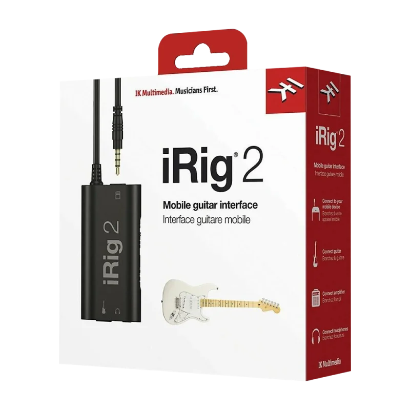 IK Multimedia iRig 2 Elektro& Bas Gitar Ses Kartı (iOS)