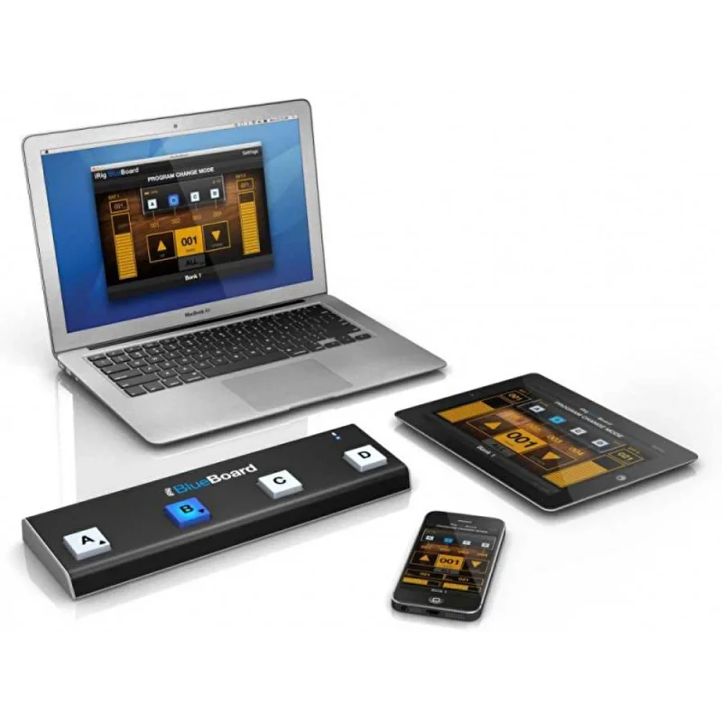 IK Multimedia iRig BlueBoard  Bluetooth Pedalboard (iOS& Mac)
