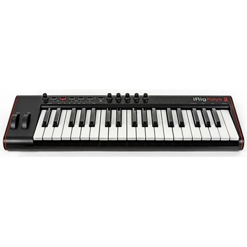 IK Multimedia iRig Keys 2 37-Mini Tuşlu Kompakt MIDI Klavye (iOS, Android, Mac& PC)