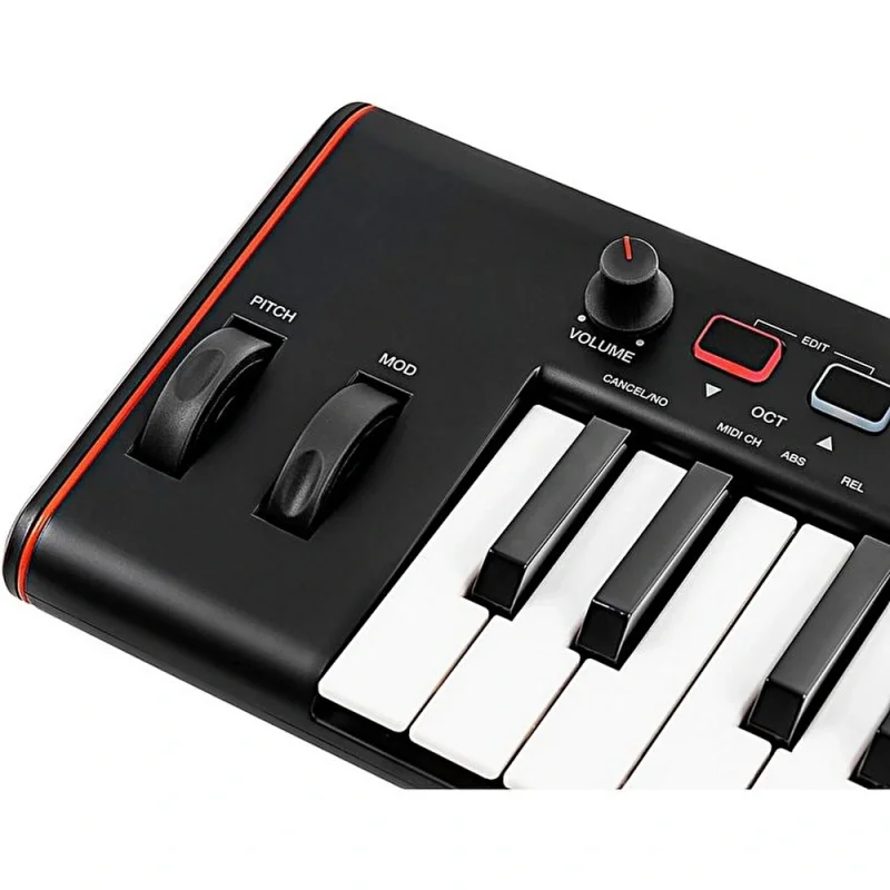 IK Multimedia iRig Keys 2 37-Mini Tuşlu Kompakt MIDI Klavye (iOS, Android, Mac& PC)
