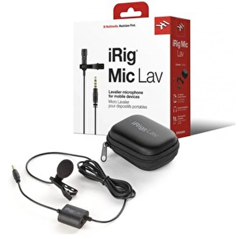 IK Multimedia iRig Mic Lav 2 Pack Lavalier / Lapel / Clip-On Mikrofon (iOS& Android). 2li Paket