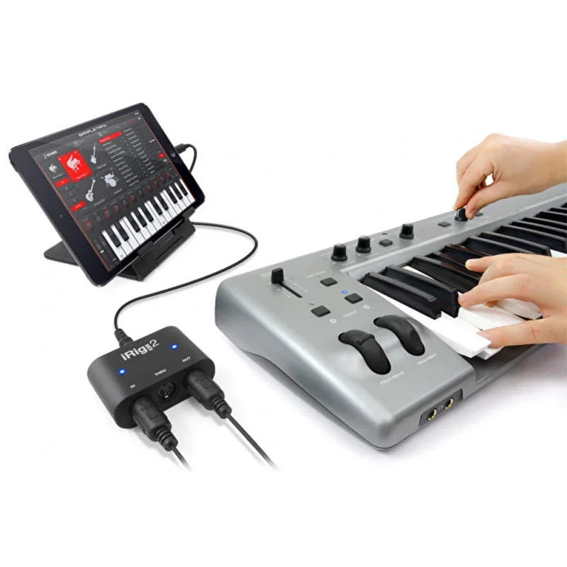 IK Multimedia iRig MIDI 2 MIDI Arabirimi (iOS, Mac& PC)