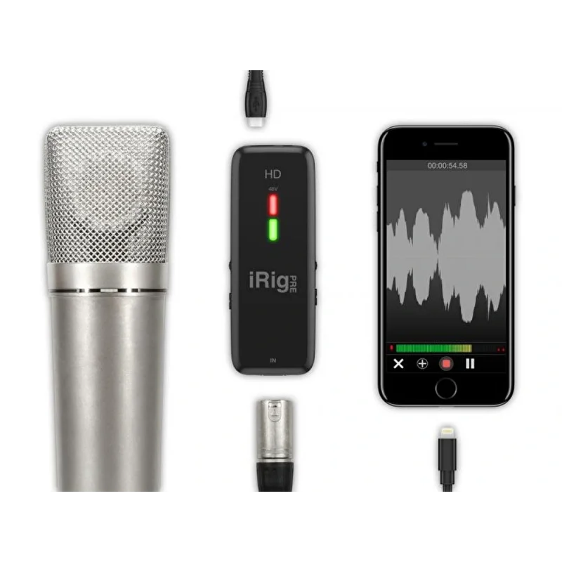 IK Multimedia iRig PRE HD Mikrofon Arabirim/Preamp