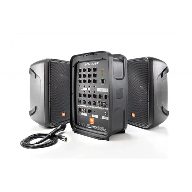 JBL EON 208P Taşınabilir Mobil Powermixer ve Hoparlör 2x8 220V