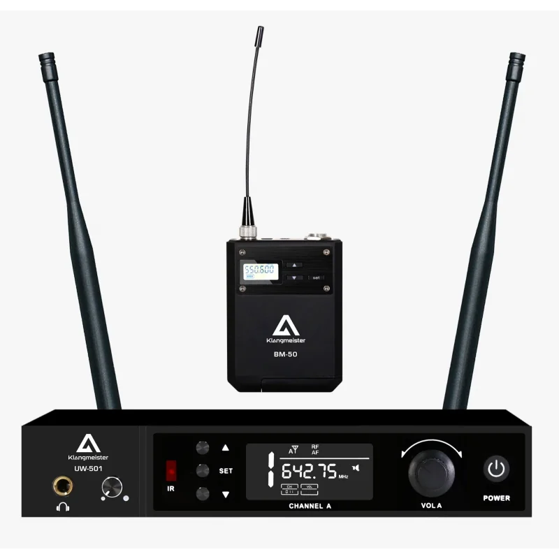 K.Meister UW-501Y YAKA tipi Kablosuz Mikrofon Seti