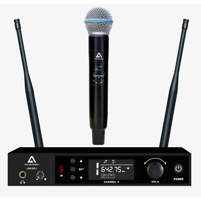 K.Meister UW-501E EL tipi Kablosuz Mikrofon Seti