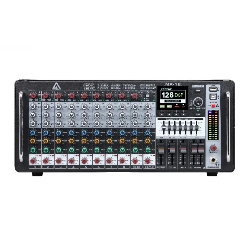 K.Meister MR-12 12 Kanal Ses Mikseri (Rack Montaj), USB, Bluetooth