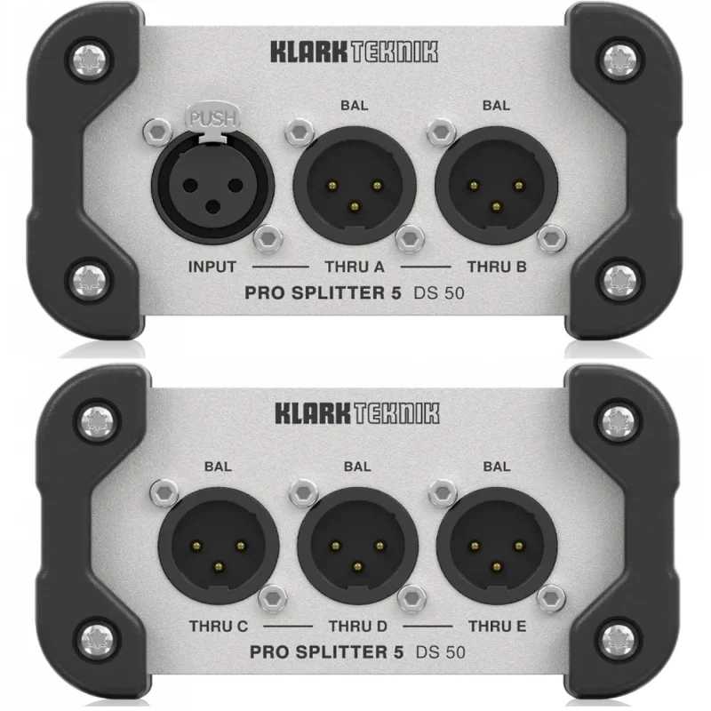Klark Teknik DS 50 Pasif 1-Giriş/5-Çıkış Sinyal Splitter