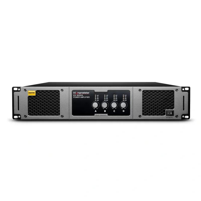 K.Meister KX6000Q Quad 4x600W/4-ohm H-Class Power Amplifikatör