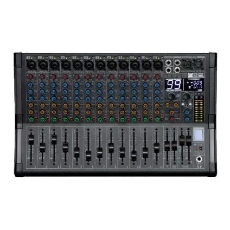 K.Meister M-12FX 12 Kanal Ses Mikseri, USB, Bluetooth
