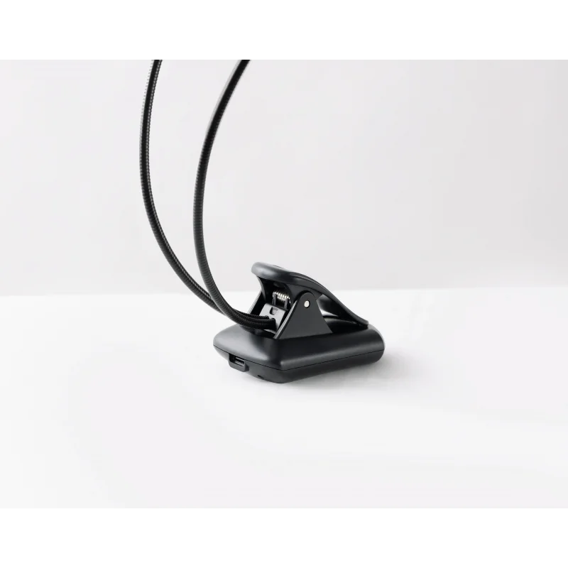 König & Meyer 12259-000-55 Double2 LED FlexLight Şarjlı Nota Lambası, 2x2 LED, Siyah
