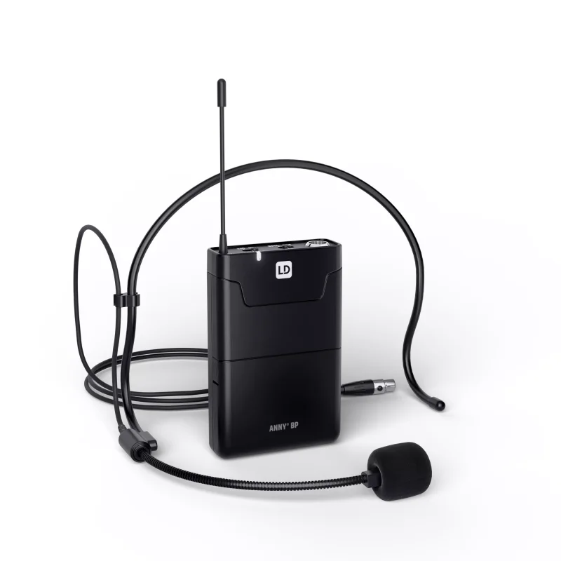 LD Systems ANNY 10BPH 2 B5 Taşınabilir PA Sistemi, Akülü Mobil Hoparlör, Çift Mikrofon