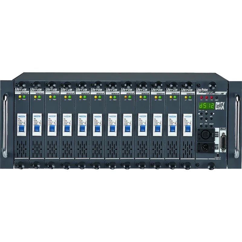 Lite Puter DX-1220 12 Kanal Dimmer 12X20A Dmx
