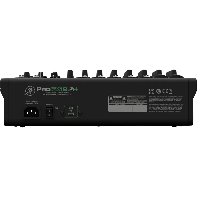 Mackie ProFX12v3+ 12 Kanal Bluetooth Efektli USB Mikser