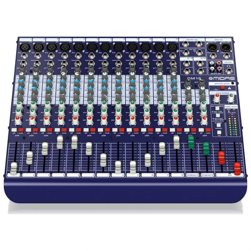Midas DM16 14 Kanal Analog Stüdyo Mikseri