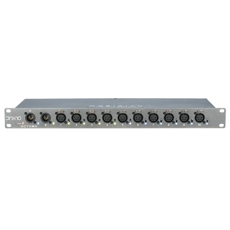 Obsidian Control NETRON DMX10-5 DMX Splitter (10 Çıkış, A/B Giriş, 1U)