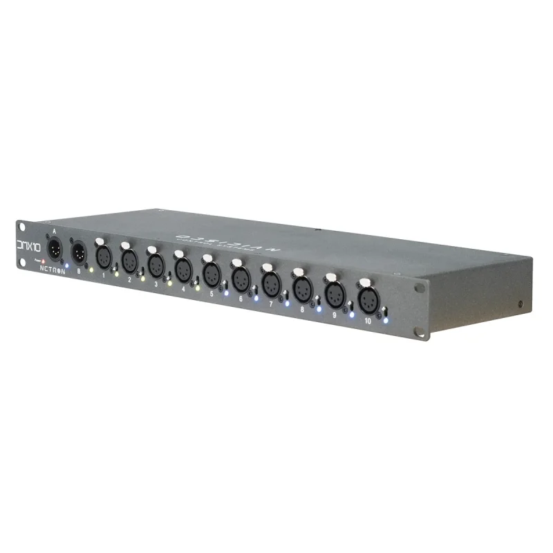 Obsidian Control NETRON DMX10-5 DMX Splitter (10 Çıkış, A/B Giriş, 1U)