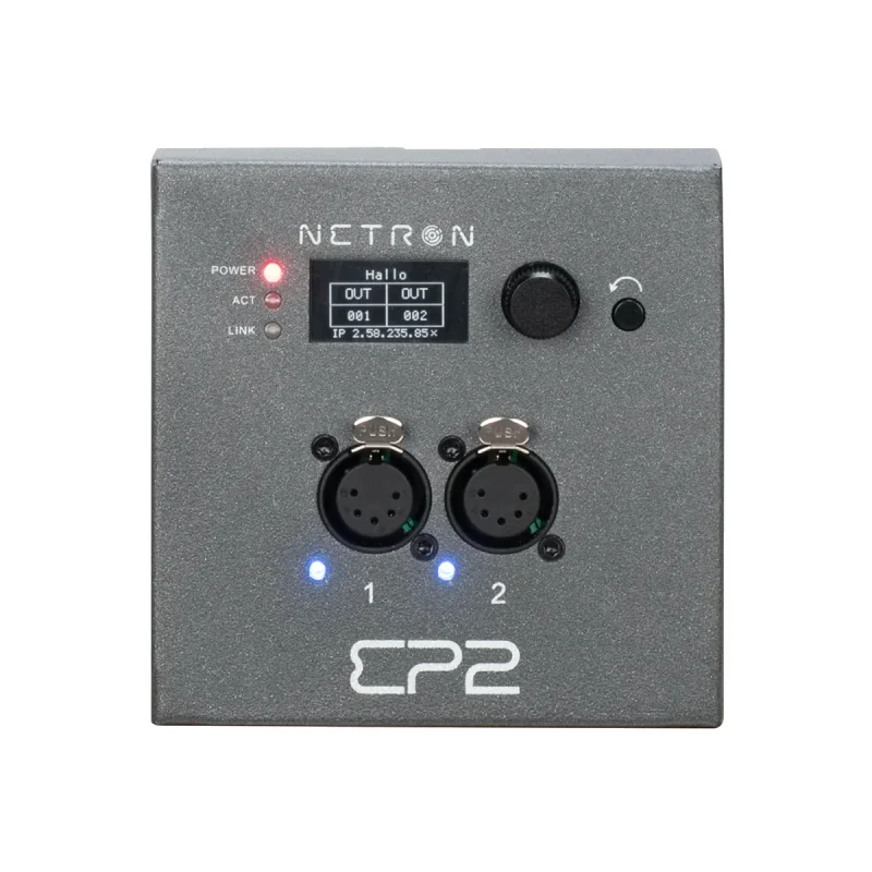 Obsidian Control NETRON EP2 Ethernet to DMX Gateway (2 RDM Port, PoE)
