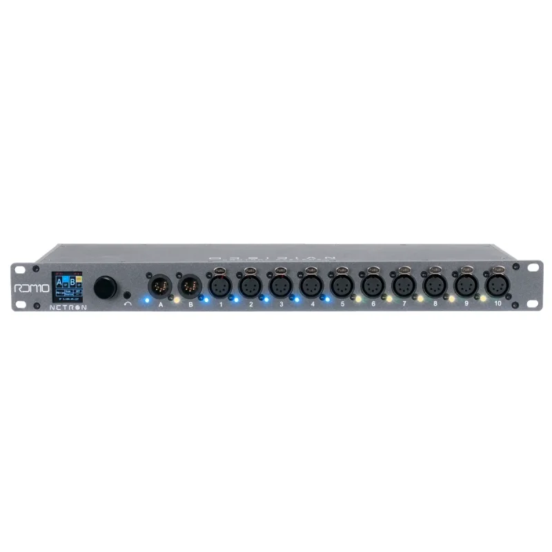Obsidian Control NETRON RDM10 DMX/RDM Splitter ve Art-Net Gateway (10 Çıkış, 1U)