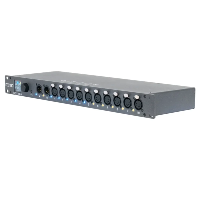Obsidian Control NETRON RDM10 DMX/RDM Splitter ve Art-Net Gateway (10 Çıkış, 1U)