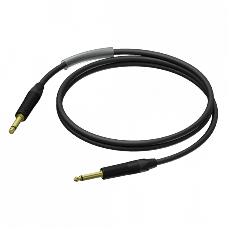 Procab PRA600/3 Mono Jak - Mono Jak (TS) Enstrüman Kablosu, Neutrik, 3 Metre