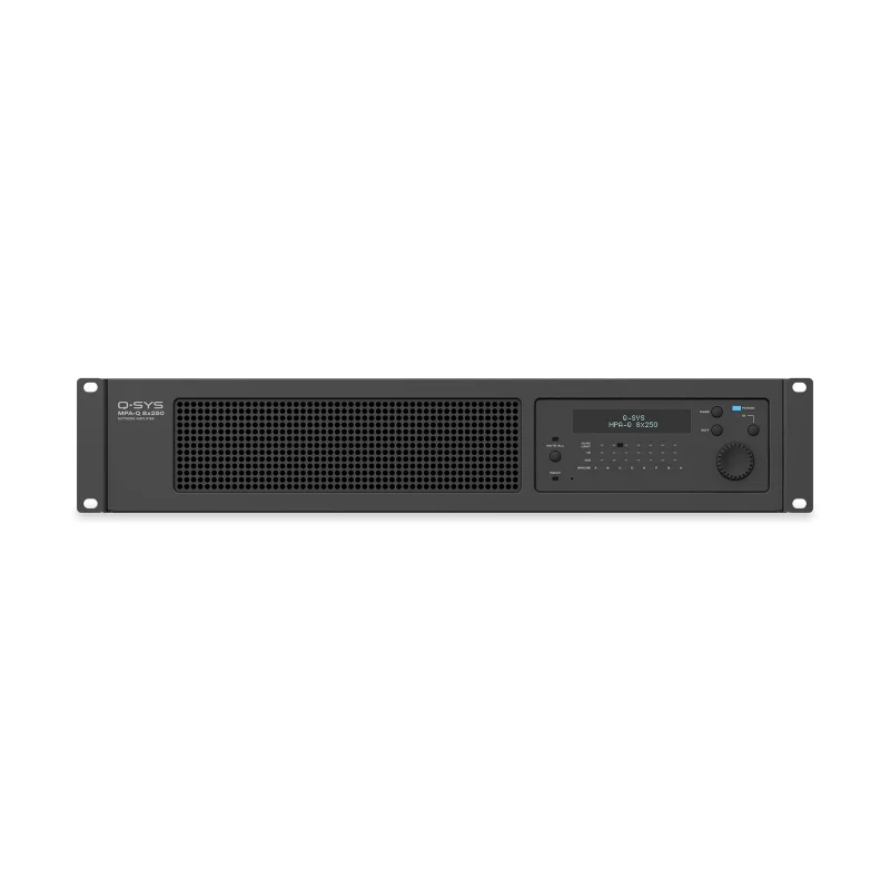 QSC MPA-Q 4x500 4 Kanal DSP Network Amplifikatör – 70/100V