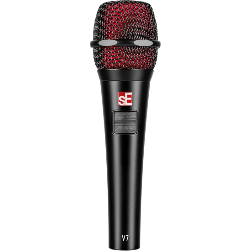 sE Electronics V7 PTT Dinamik Vokal Mikrofon, Supercardioid (Siyah)