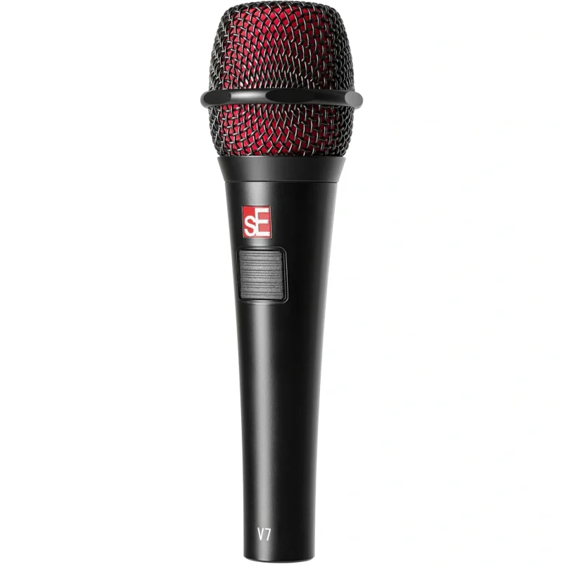 sE Electronics V7 PTT Dinamik Vokal Mikrofon, Supercardioid (Siyah)
