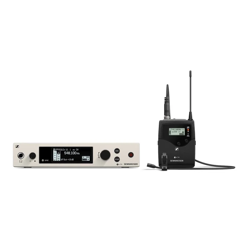 Sennheiser ew 500 G4-MKE2-AW+ Kablosuz Yaka Mikrofonu Seti (AW+, 470–558 MHz)
