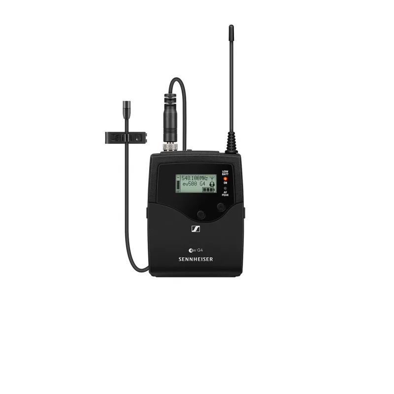 Sennheiser ew 500 G4-MKE2-AW+ Kablosuz Yaka Mikrofonu Seti (AW+, 470–558 MHz)