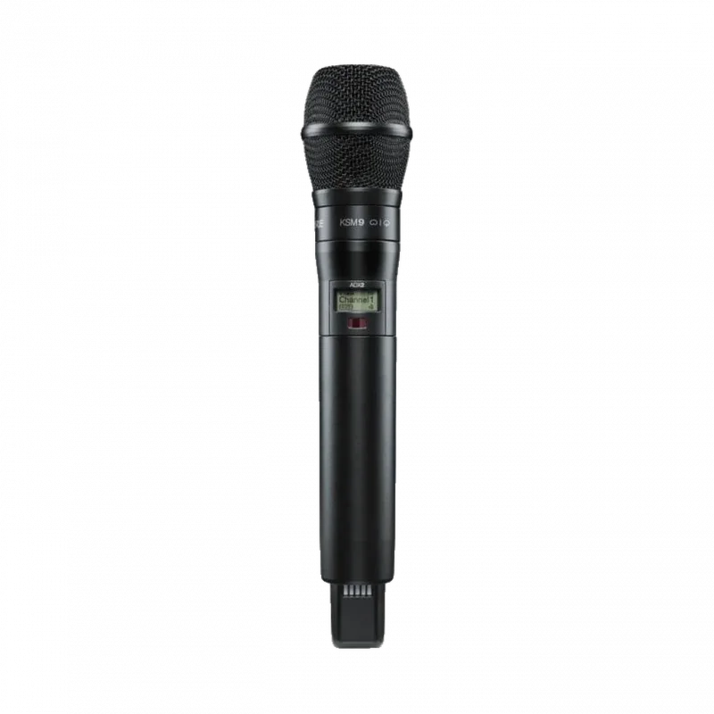 Shure ADX2/K9B Axient Digital ShowLink Kablosuz El Vericisi (KSM9 Kapsül, Siyah)