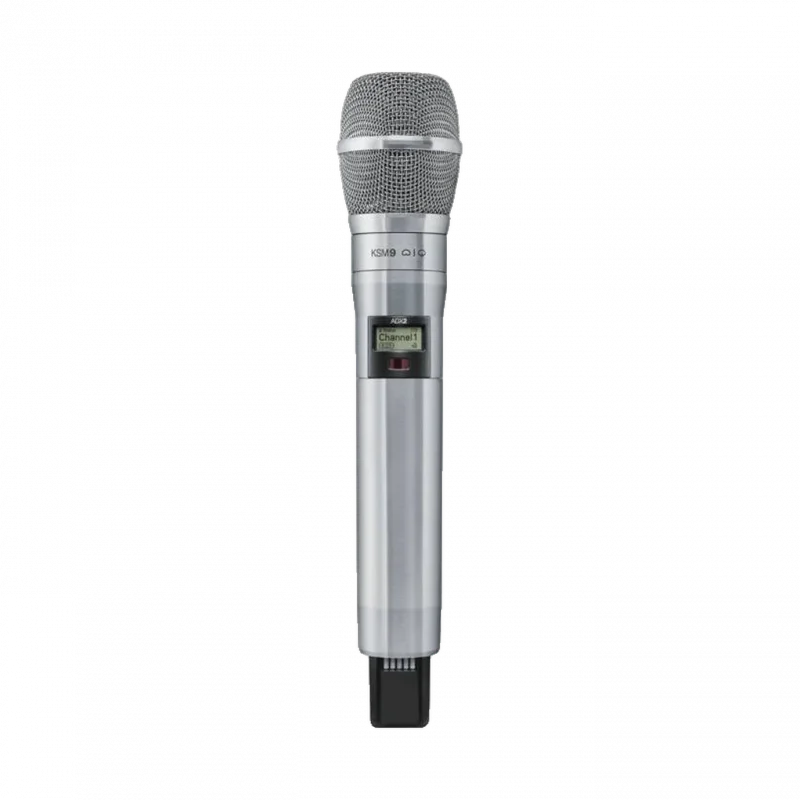 Shure ADX2/K9N Axient Digital ShowLink Kablosuz El Vericisi (KSM9 Kapsül, Nikel)