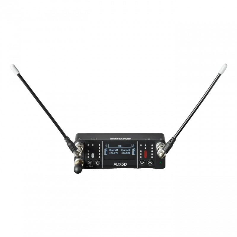 Shure ADX5D Axient Digital Çift Kanallı Taşınabilir Kablosuz Alıcı