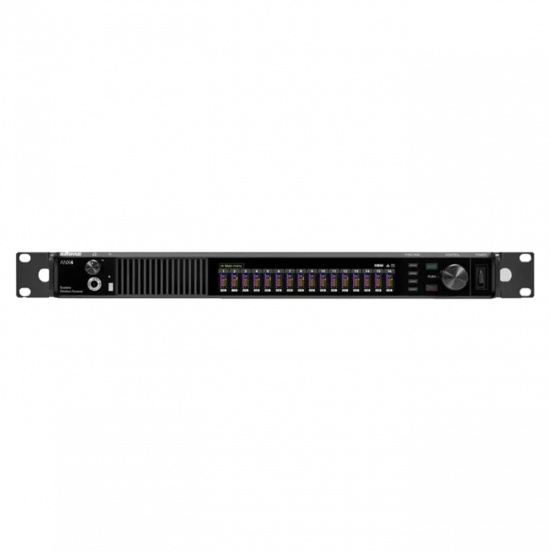 Shure ANX4 Ölçeklenebilir Kablosuz Alıcı (Axient Digital ve ULX-D Uyumlu)